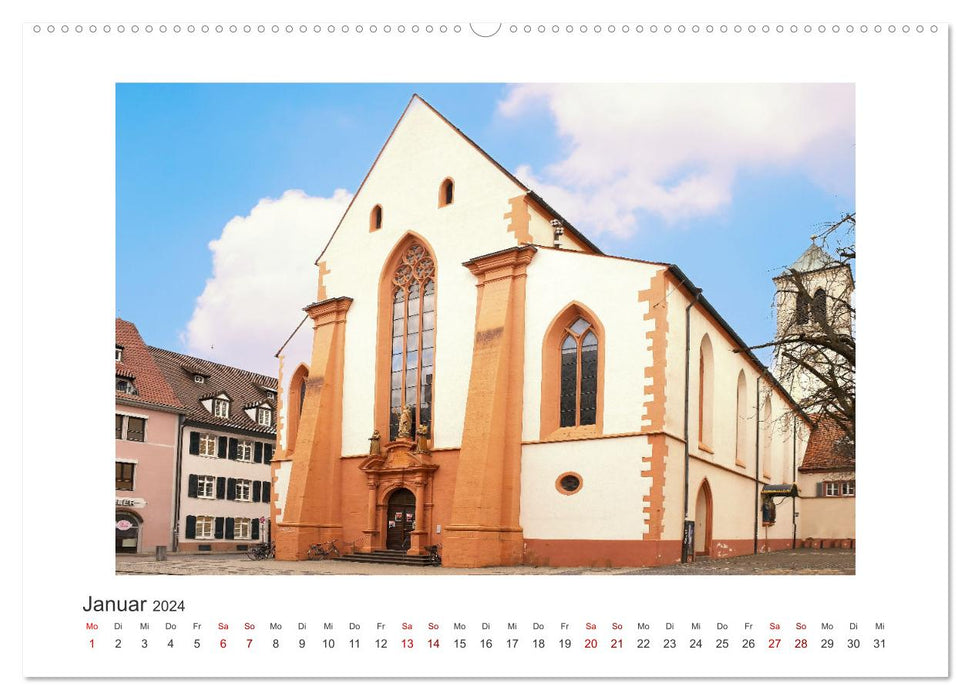 Freiburg - Breisgau Metropole (CALVENDO Premium Wandkalender 2024)