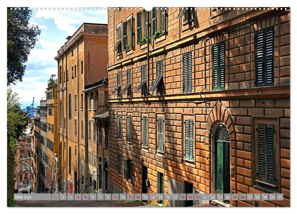 The timeless beauty of Genoa (CALVENDO Premium Wall Calendar 2024) 