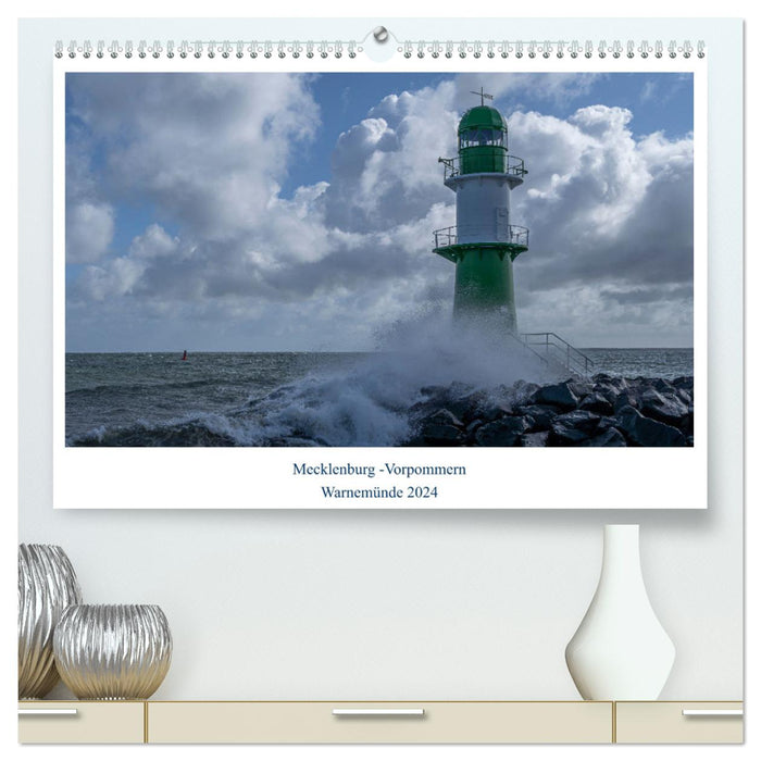 Warnemünde on the Baltic Sea (CALVENDO Premium Wall Calendar 2024) 