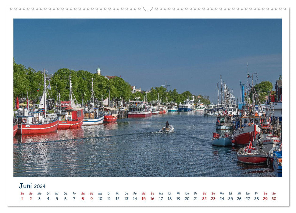 Warnemünde an der Ostsee (CALVENDO Premium Wandkalender 2024)