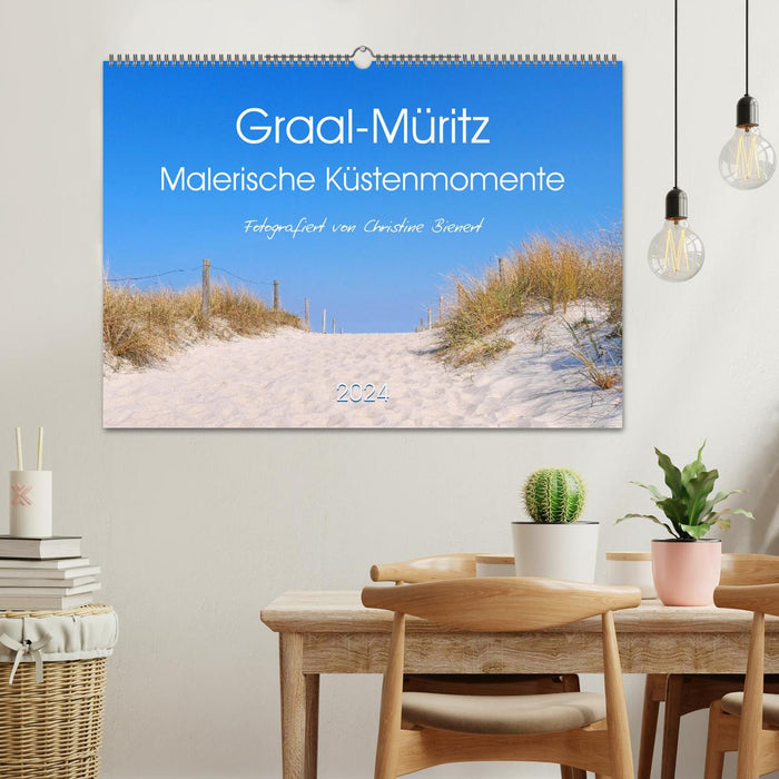 Graal-Müritz, moments côtiers pittoresques (calendrier mural CALVENDO 2024) 
