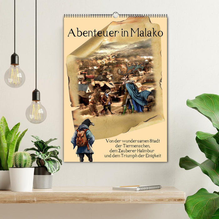 Abenteuer in Malako (CALVENDO Wandkalender 2024)