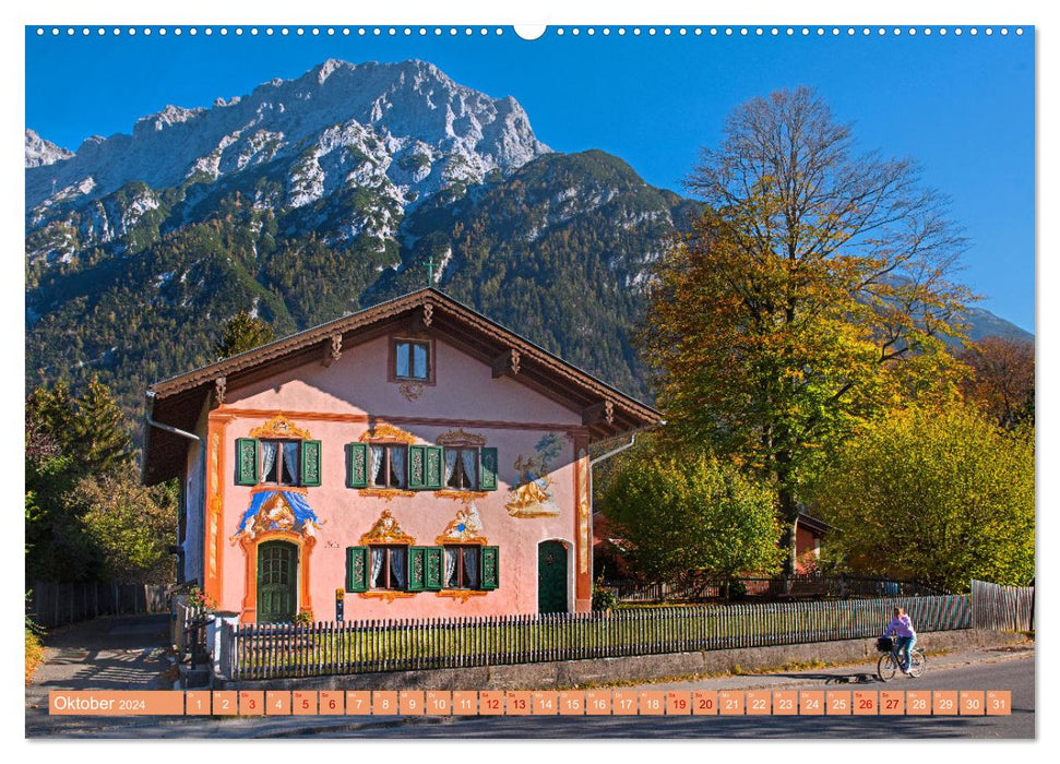 Mittenwald - Perle des Werdenfelser Landes (CALVENDO Wandkalender 2024)