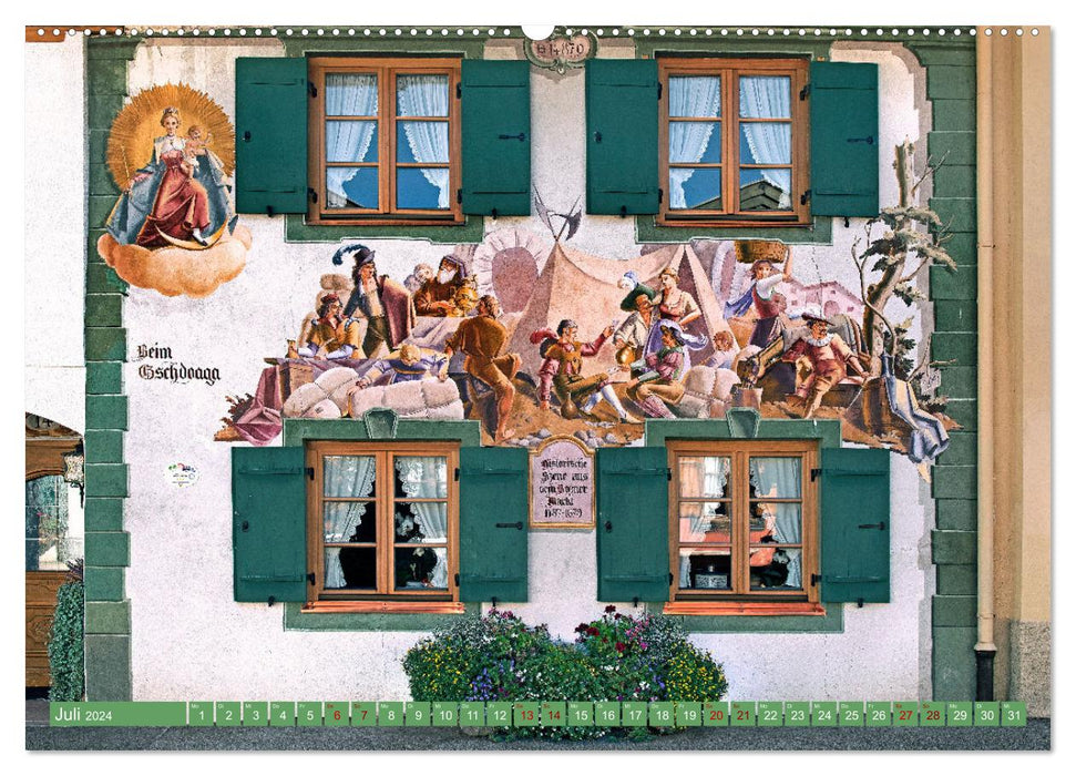 Mittenwald - Perle du Pays de Werdenfelser (Calendrier mural CALVENDO 2024) 