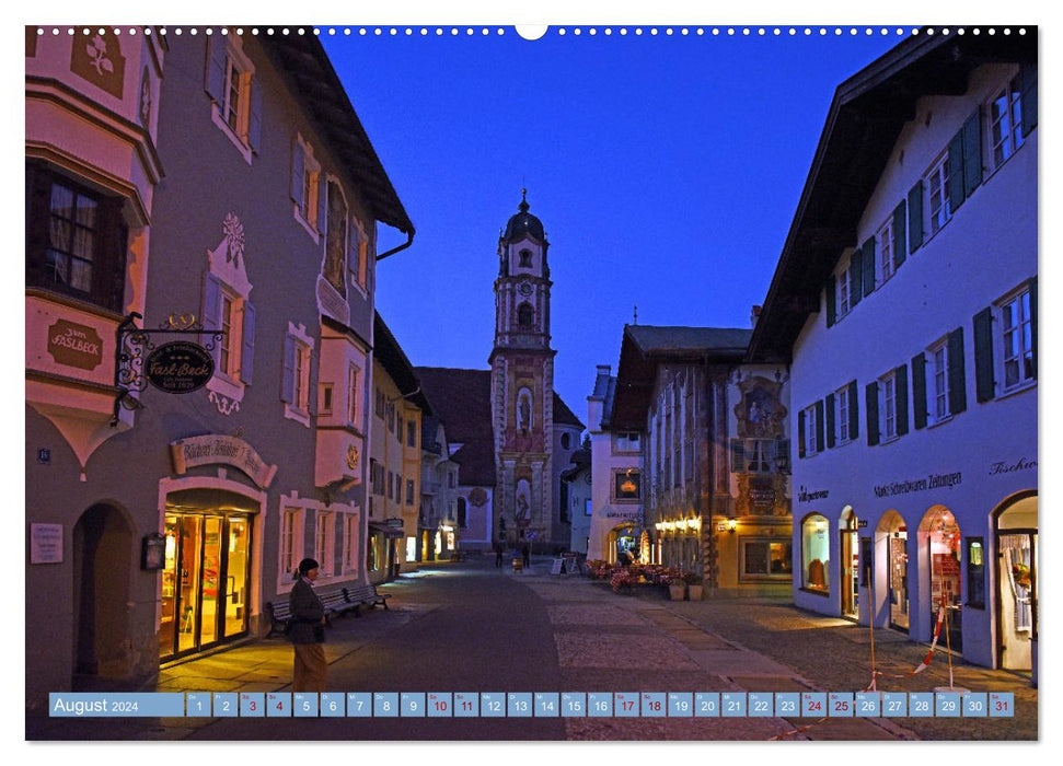 Mittenwald - Perle des Werdenfelser Landes (CALVENDO Wandkalender 2024)