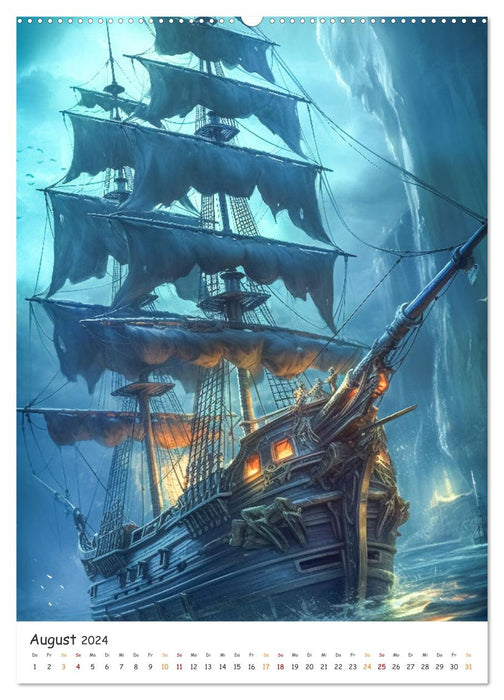 Légende des pirates (Calvendo Premium Calendrier mural 2024) 