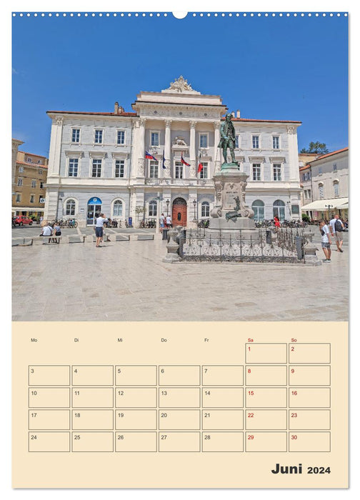 Piran, Slovenia's pearl on the Mediterranean (CALVENDO wall calendar 2024) 
