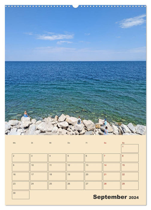 Piran, la perle de la Slovénie sur la Méditerranée (calendrier mural CALVENDO 2024) 