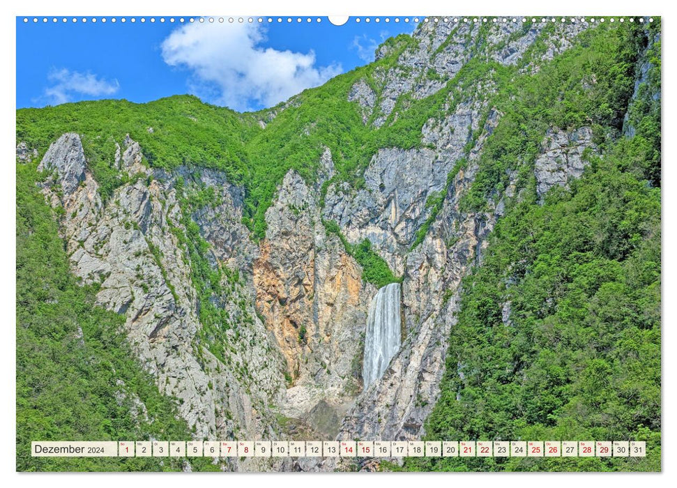 Slovenia - A visual journey through the land of contrasts (CALVENDO Premium Wall Calendar 2024) 