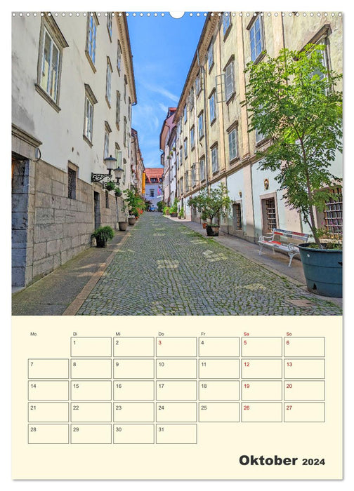 Ljubljana Sloweniens Hauptstadt (CALVENDO Wandkalender 2024)