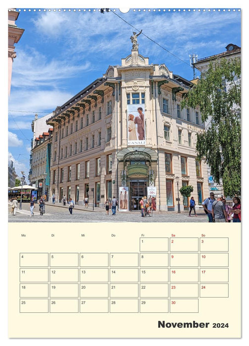 Ljubljana Slovenia's capital (CALVENDO wall calendar 2024) 