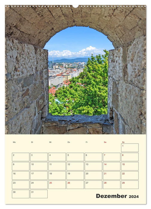 Ljubljana Slovenia's capital (CALVENDO wall calendar 2024) 