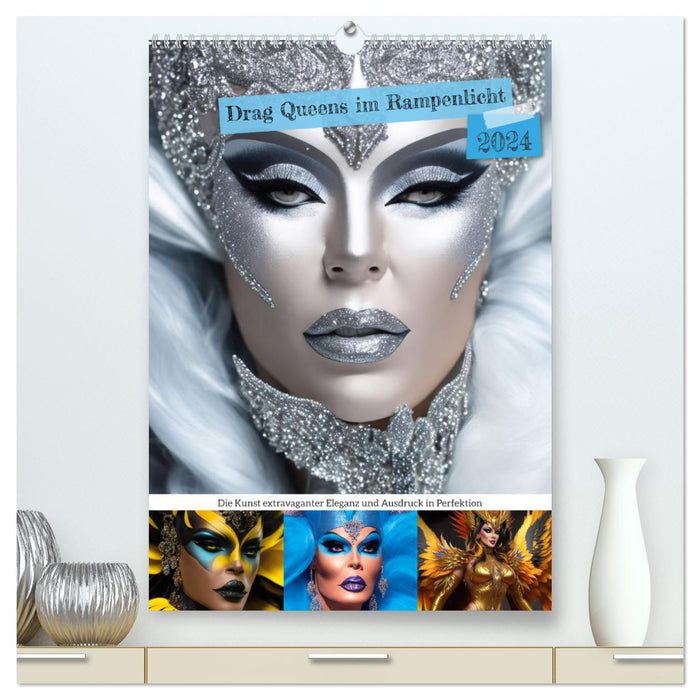Drag Queens in the Spotlight (CALVENDO Premium Wall Calendar 2024) 