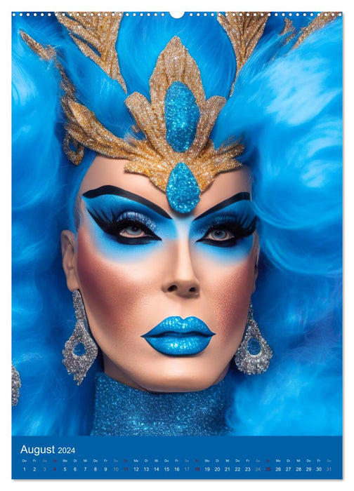 Drag Queens in the Spotlight (CALVENDO Premium Wall Calendar 2024) 