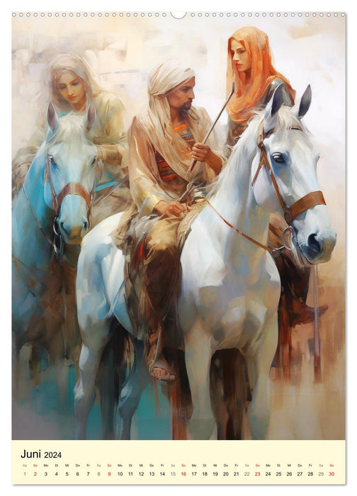 Osmanen-Fantasy. Figuren eines Weltreichs im Mittelalter (CALVENDO Wandkalender 2024)