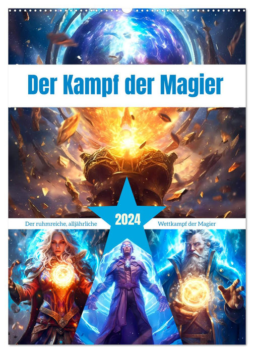 Der Kampf der Magier (CALVENDO Wandkalender 2024)