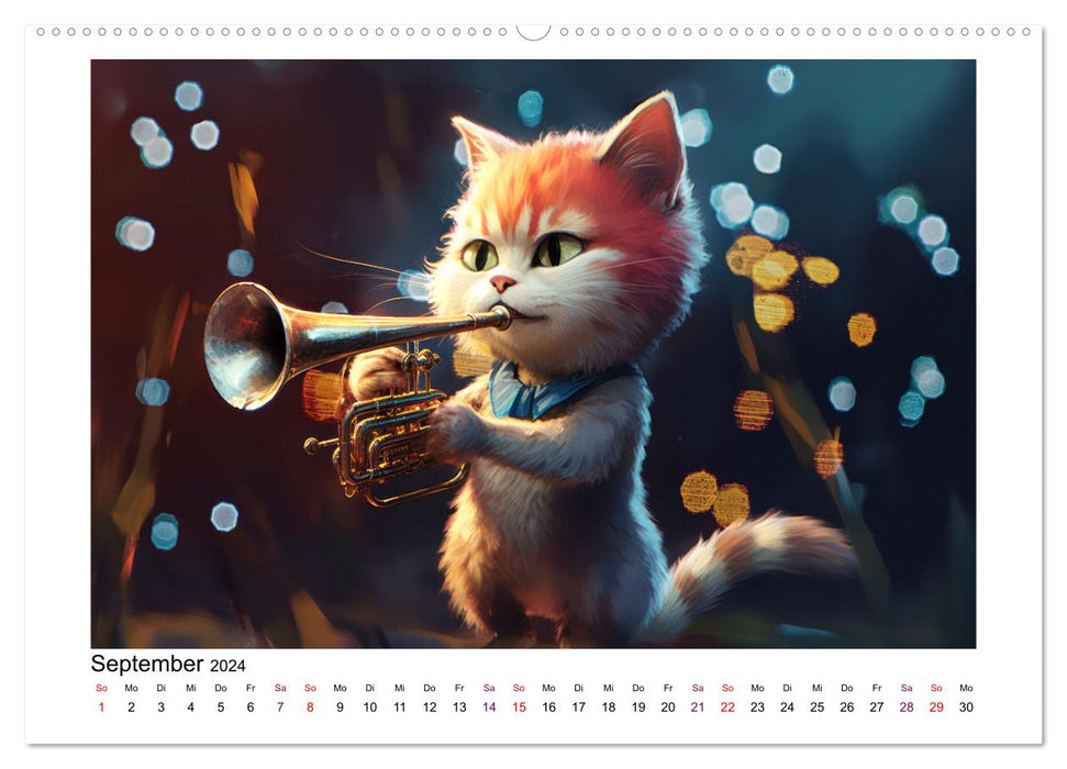 CatDogBand (CALVENDO wall calendar 2024) 