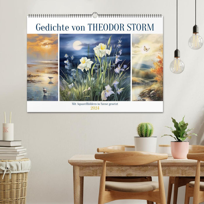 Gedichte von Theodor Storm (CALVENDO Wandkalender 2024)