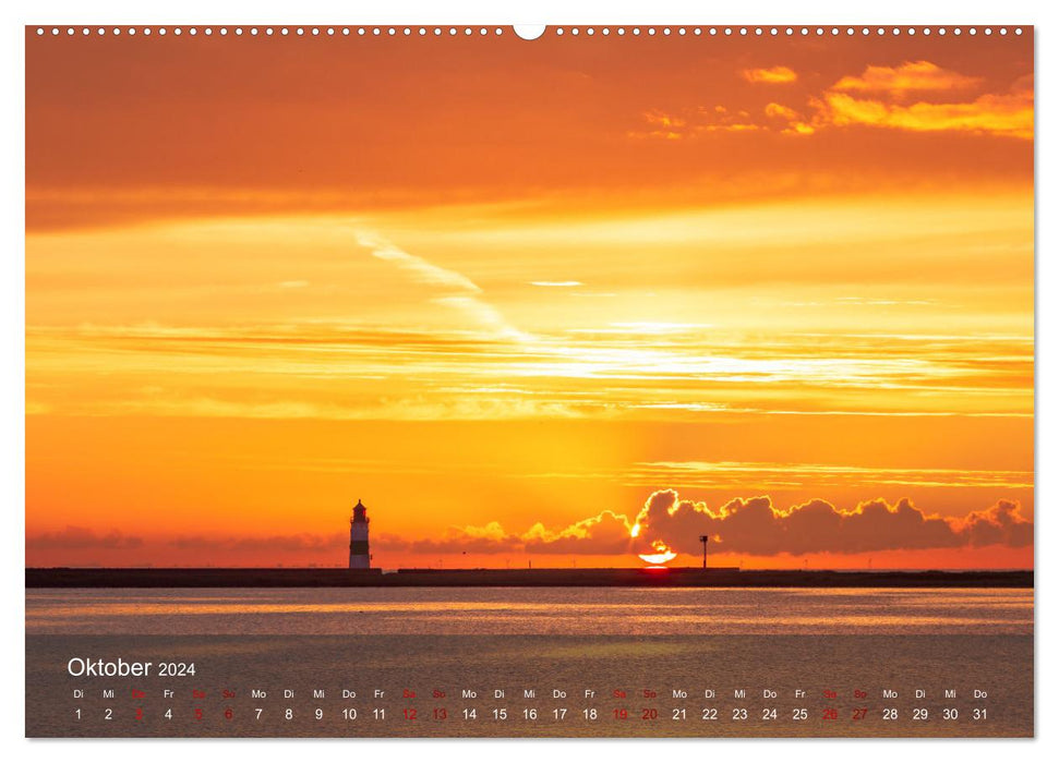 Sun and sea - sea always works (CALVENDO wall calendar 2024) 