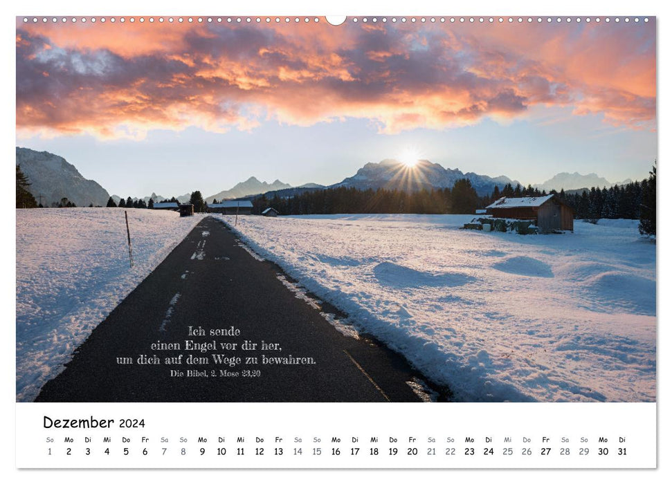 Christian Visual Poetry 2024 (CALVENDO Premium Wall Calendar 2024) 