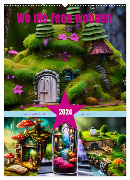 Where the fairies live (CALVENDO wall calendar 2024) 