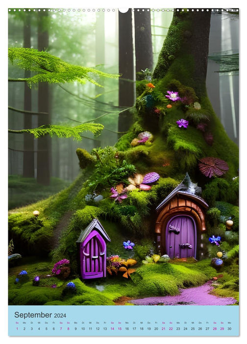 Where the fairies live (CALVENDO wall calendar 2024) 