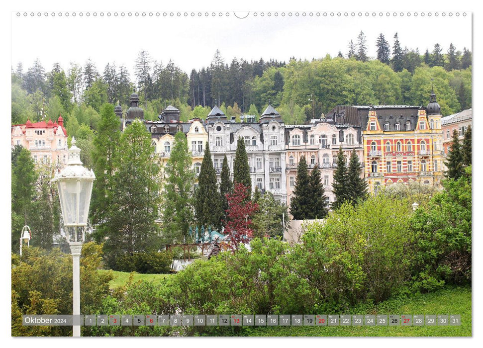 Marienbad en République tchèque (calendrier mural CALVENDO 2024) 