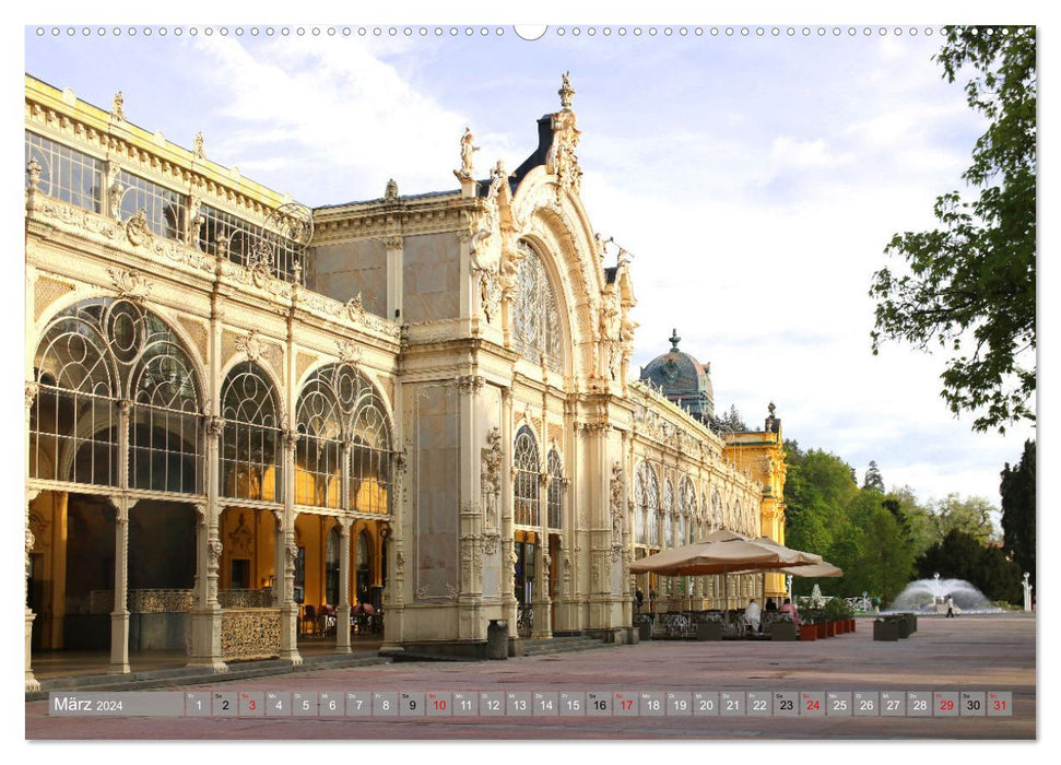 Marienbad en République tchèque (calendrier mural CALVENDO 2024) 