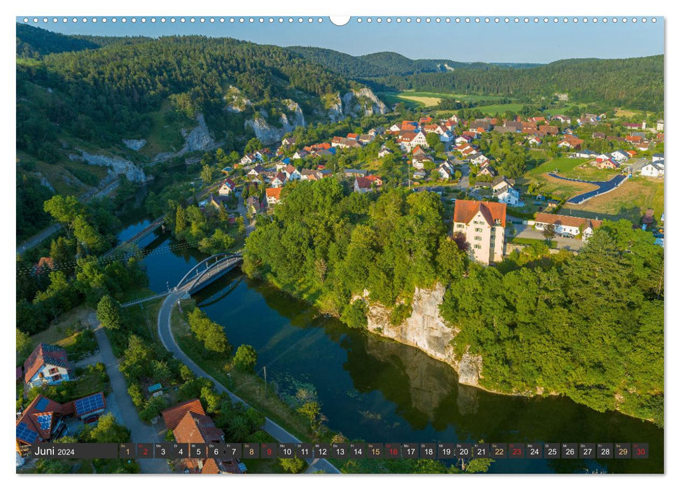 Große Landschaft Obere Donau (CALVENDO Premium Wandkalender 2024)