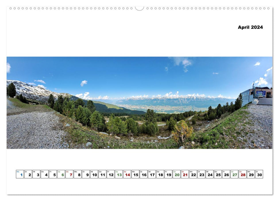 Hello TIROL Panorama impressions from Austria / Tyrol (CALVENDO wall calendar 2024) 