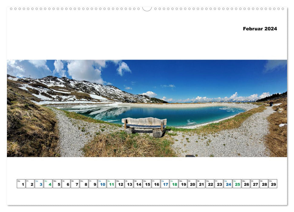 Hello TIROL Panorama impressions from Austria / Tyrol (CALVENDO Premium Wall Calendar 2024) 
