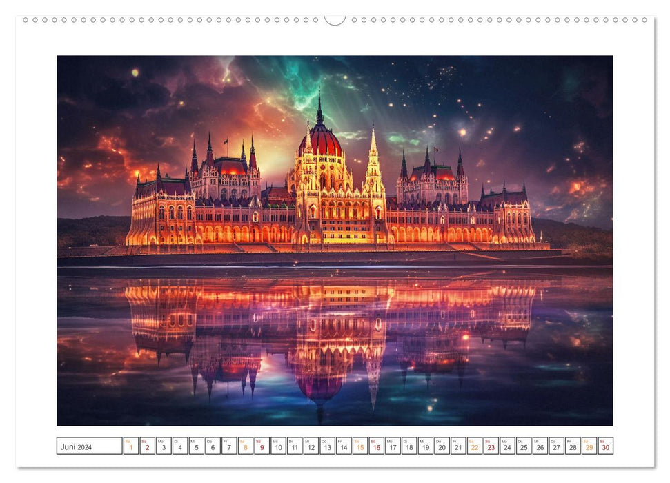 Europe's Landmarks (CALVENDO Premium Wall Calendar 2024) 