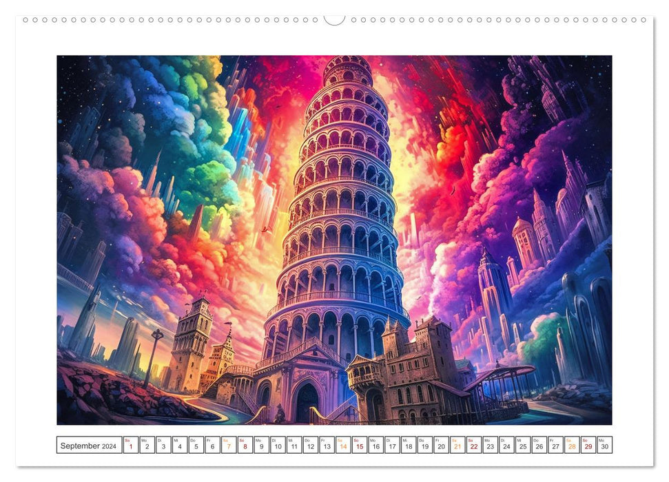 Europas Wahrzeichen (CALVENDO Premium Wandkalender 2024)