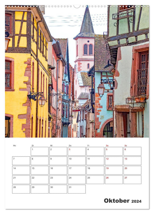 Riquewihr - Urlaubsplaner (CALVENDO Wandkalender 2024)
