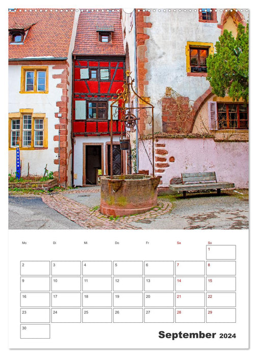 Riquewihr - Holiday planner (CALVENDO wall calendar 2024) 