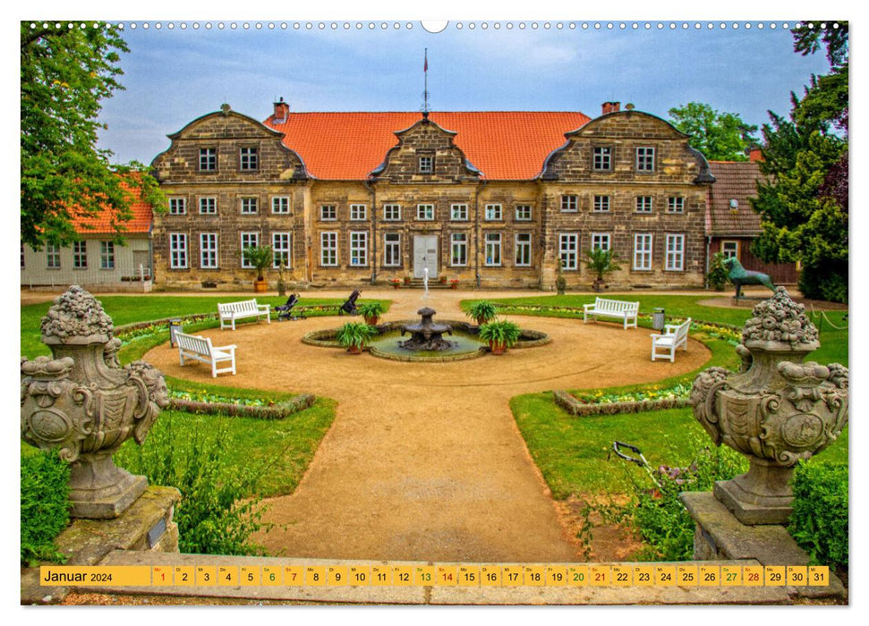 Blankenburg Castle Gardens - A garden walk that fascinates and inspires (CALVENDO wall calendar 2024) 