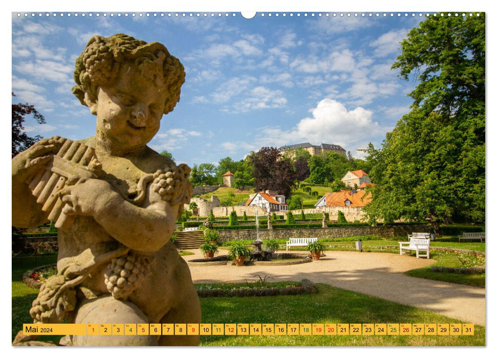 Jardins du château de Blankenburg - Une promenade dans les jardins qui fascine et inspire (Calendrier mural CALVENDO 2024) 