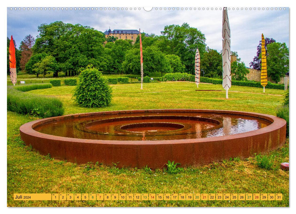 Blankenburger Schlossgärten - Ein Gartenspaziergang der fasziniert und begeistert (CALVENDO Wandkalender 2024)