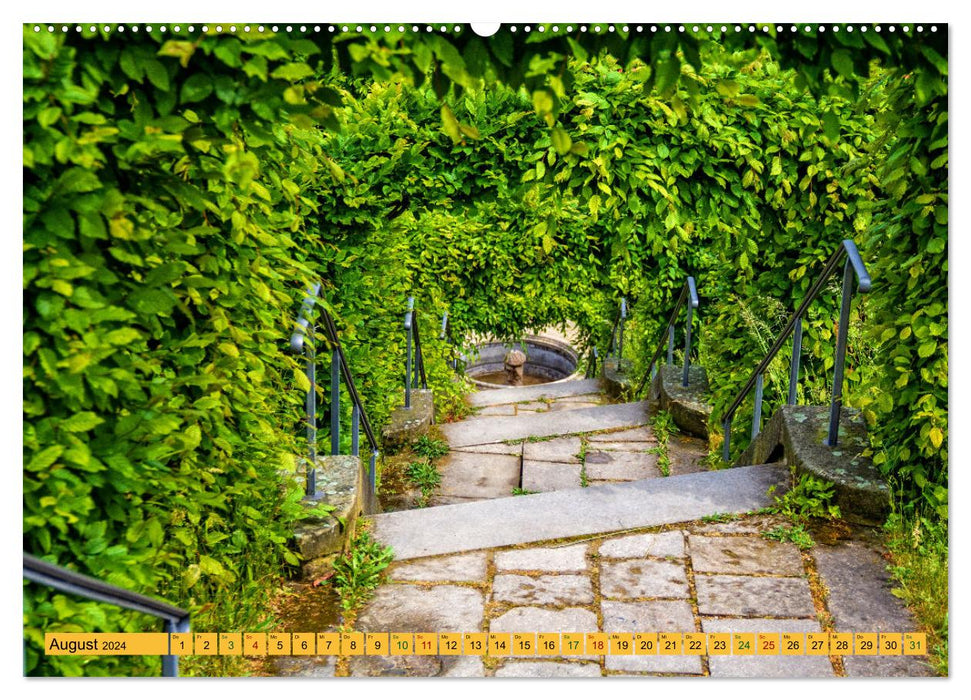 Jardins du château de Blankenburg - Une promenade dans les jardins qui fascine et inspire (Calendrier mural CALVENDO 2024) 