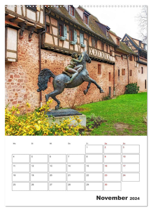 Riquewihr - Urlaubsplaner (CALVENDO Premium Wandkalender 2024)