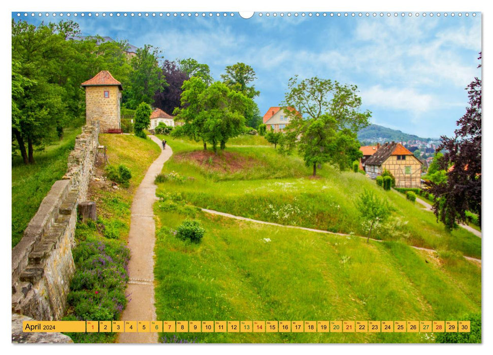 Blankenburger Schlossgärten - Ein Gartenspaziergang der fasziniert und begeistert (CALVENDO Premium Wandkalender 2024)