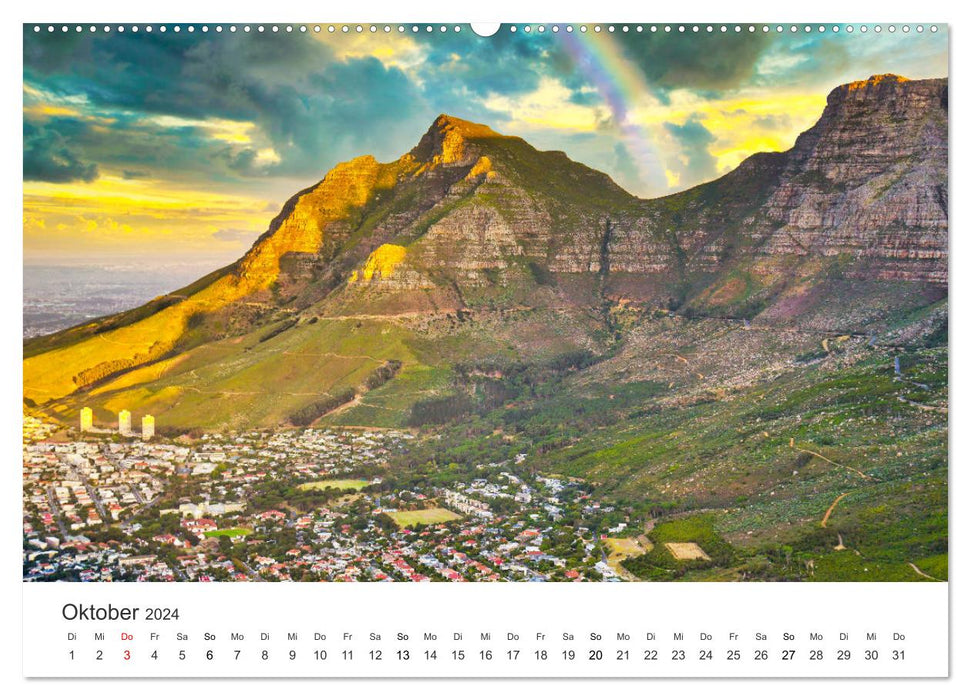 Afrique du Sud enchanteresse (Calendrier mural CALVENDO Premium 2024) 