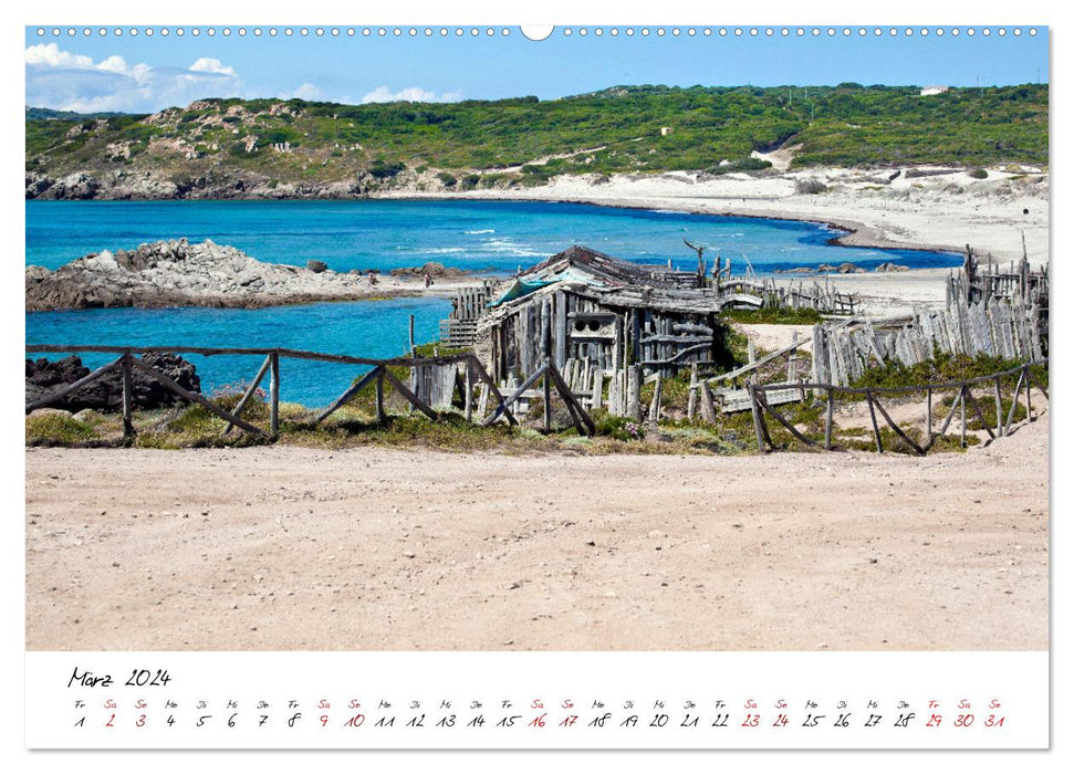 Sardinia - The Beauty in the Sea (CALVENDO Wall Calendar 2024) 