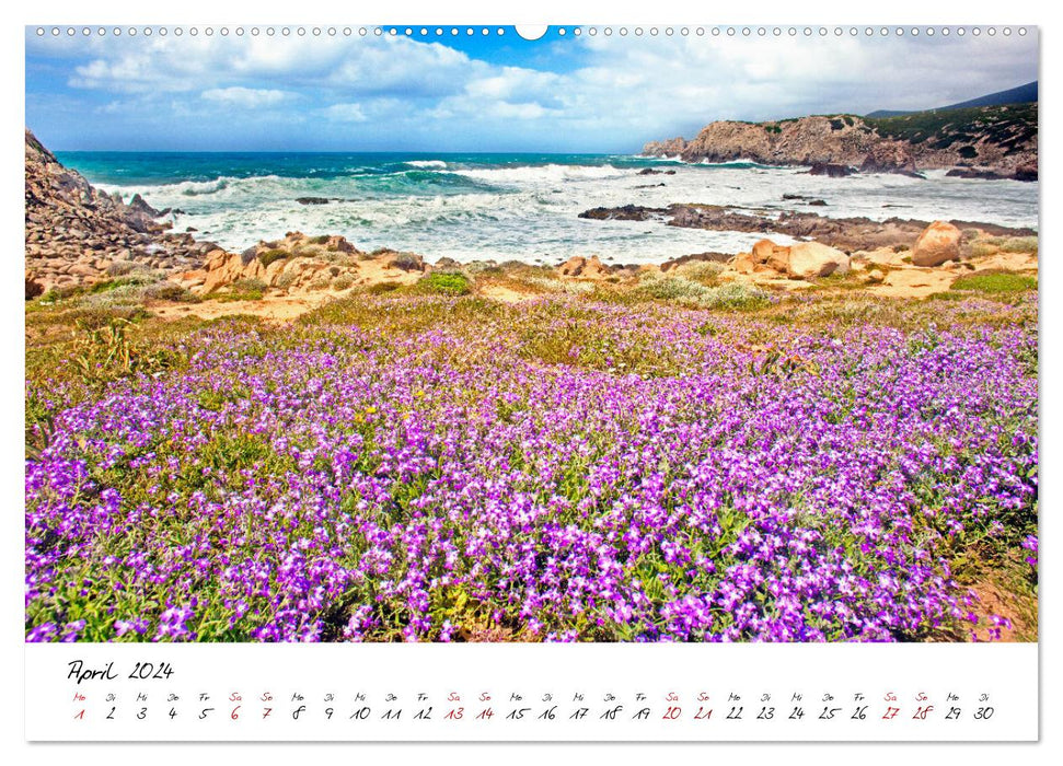 Sardinia - The Beauty in the Sea (CALVENDO Wall Calendar 2024) 