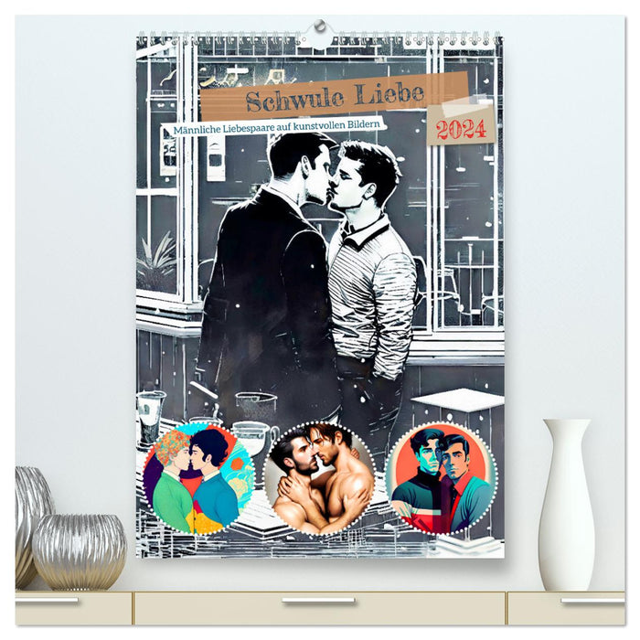 Gay Love (CALVENDO Premium Wall Calendar 2024) 