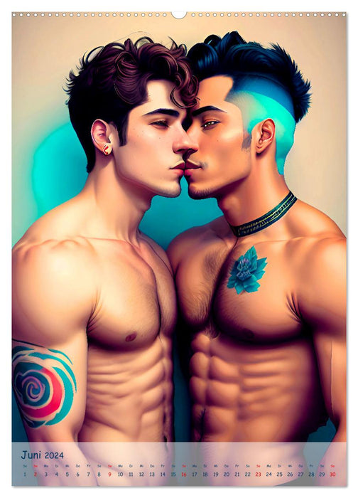 Gay Love (CALVENDO Premium Wall Calendar 2024) 