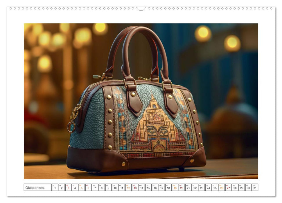 Modern handbags (CALVENDO wall calendar 2024) 