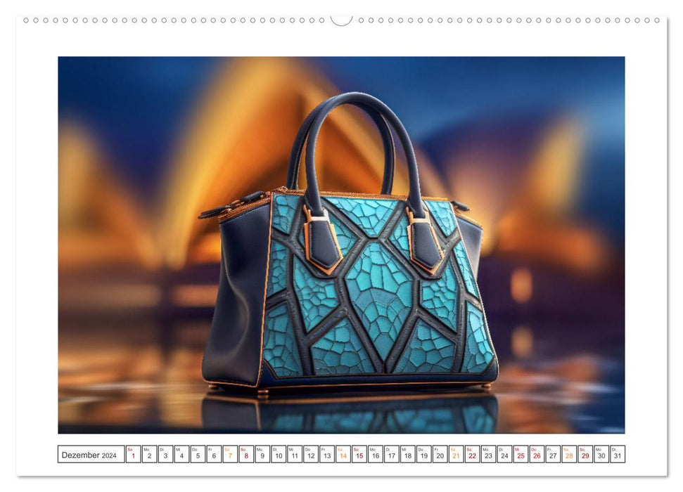 Modern handbags (CALVENDO wall calendar 2024) 