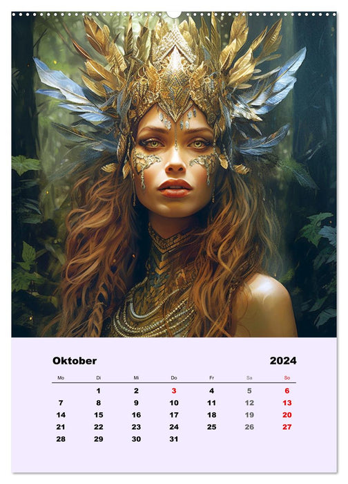 Magische Reise zu mystischen Wesen. Keltische Fantasie-Gestalten (CALVENDO Wandkalender 2024)