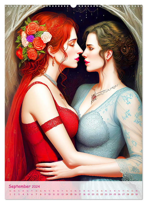 Lesbian Love (CALVENDO Premium Wall Calendar 2024) 